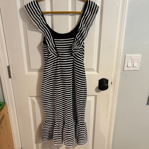 BCBG Cocktail Striped Dress - Picture 2 of 3